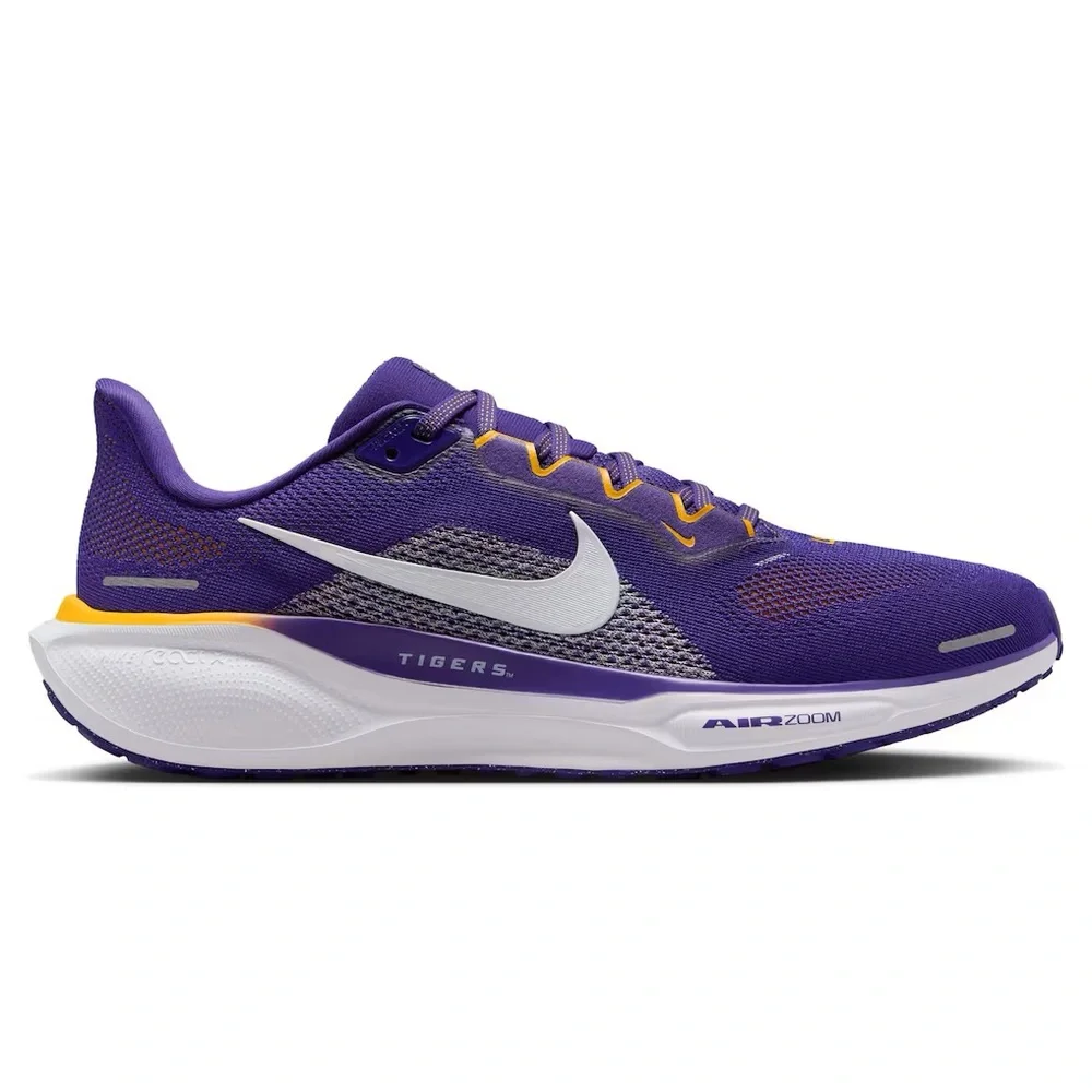 Mint Nike Air Zoom Pegasus 41 LSU Tigers Running Shoes Mens Sz 6.5 Worn 1x